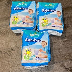 3 New Packs of Pampers Splashers Swim Diapers